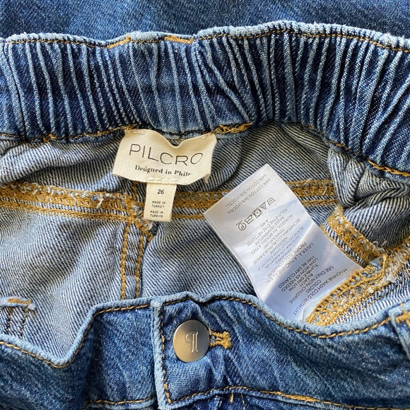 New w/o tags Pilcro Anthropologie Wharfside High Rise Jogger Jeans - Picture 7 of 7